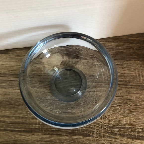 Hand Blown Art Glass Pedestal Bowl - Picture 3 of 12